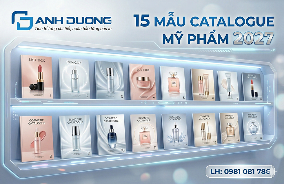 15 Mẫu Catalogue Mỹ Phẩm Đẹp Đẳng Cấp & Thu Hút Nhất (2026)