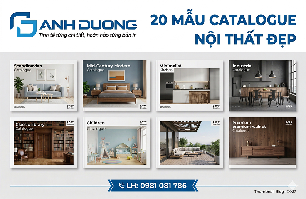 20 mẫu Catalogue nội thất đẹp và ấn tượng nhất