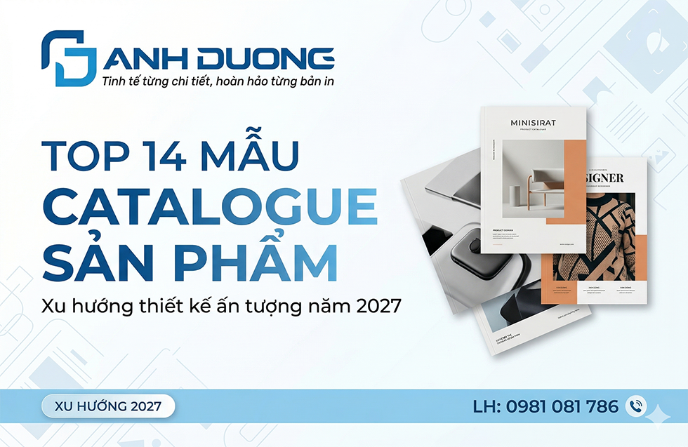 Top 14 mẫu catalogue sản phẩm ấn tượng, nổi bật nhất