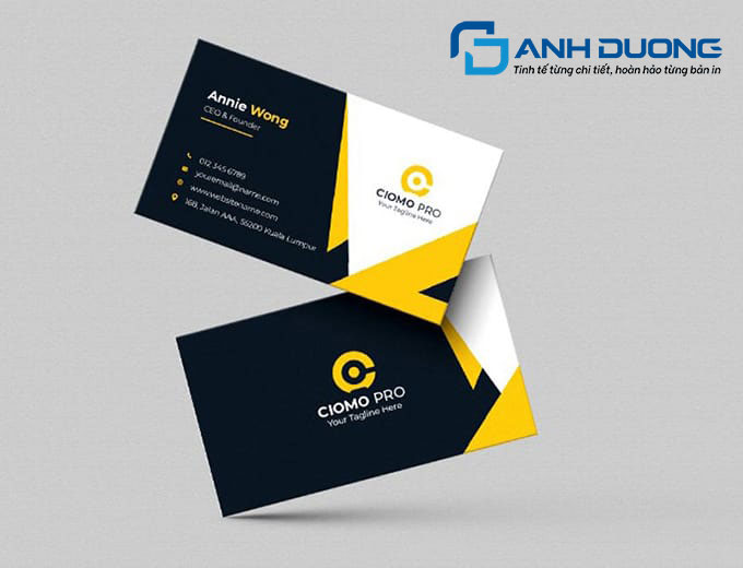 card visit đẹp và chuyên nghiệp