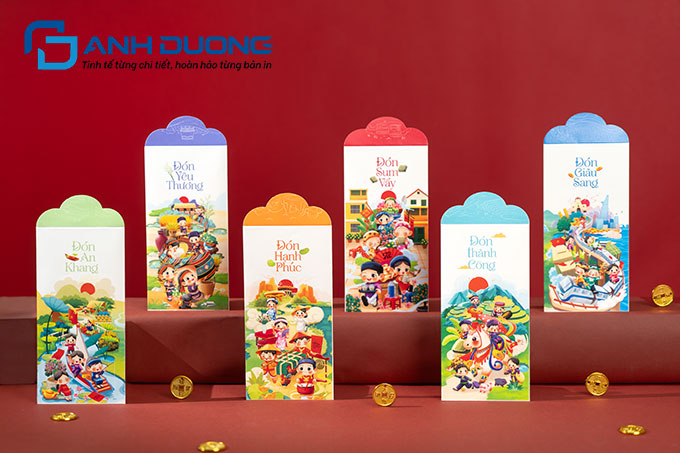 Bao lì xì handmade với kỹ thuật cắt laser