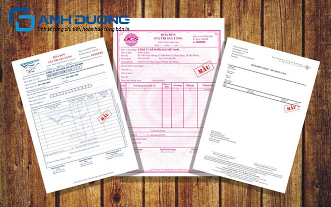 Mẫu Hóa Đơn Bán Lẻ Hiện Đại
