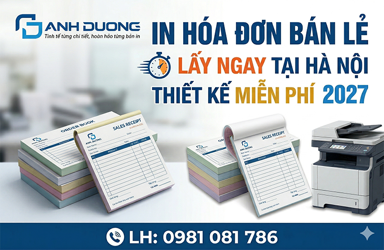 Dịch vụ in hóa đơn bán hàng, bán lẻ giá rẻ thiết kế lấy ngay 2 Dịch vụ in hóa đơn bán hàng, bán lẻ giá rẻ thiết kế lấy ngay