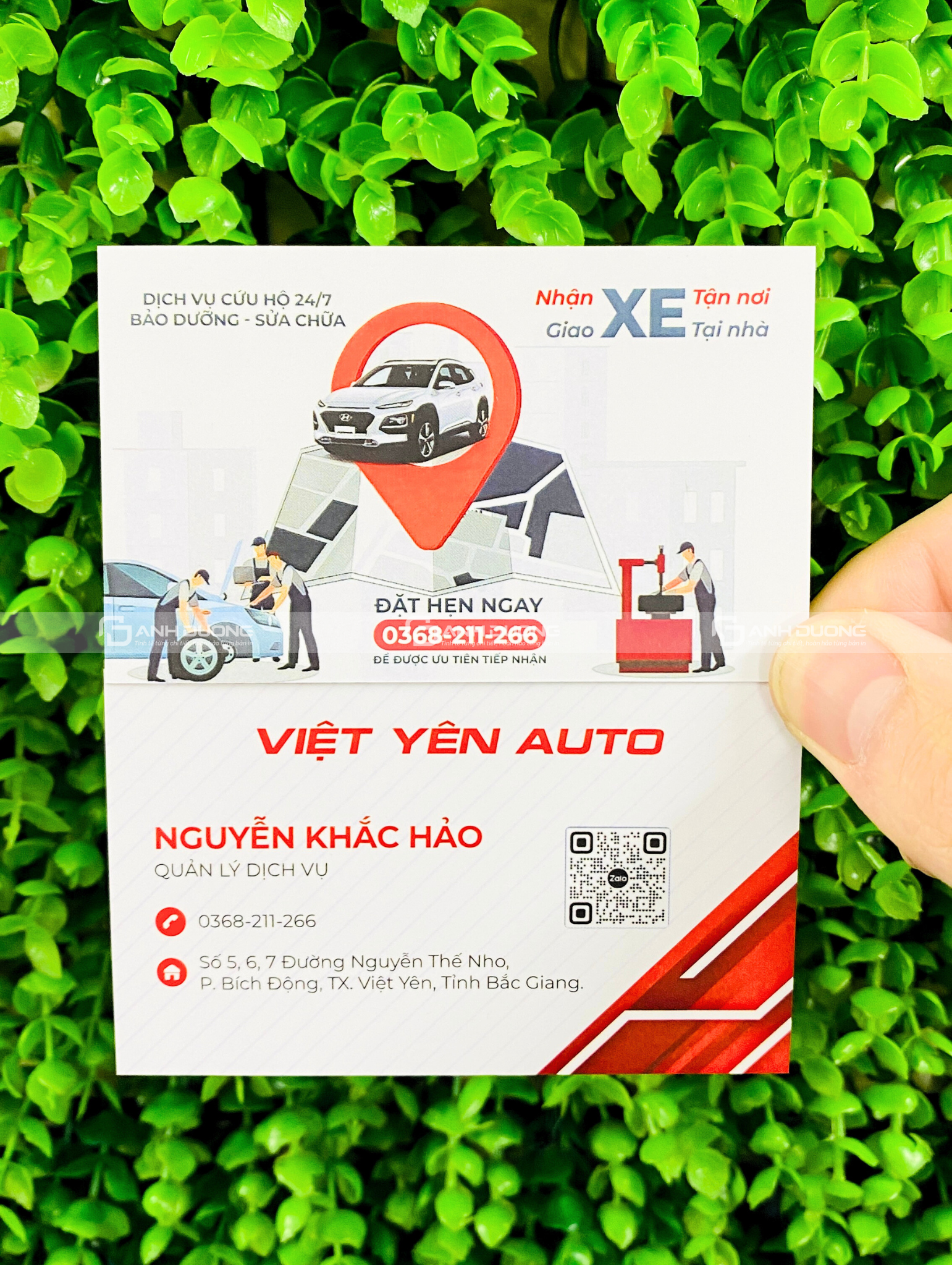 In Card visit thông minh, danh thiếp điện tử giá tận gốc 3 In card visit thông minh tại Ánh Dương