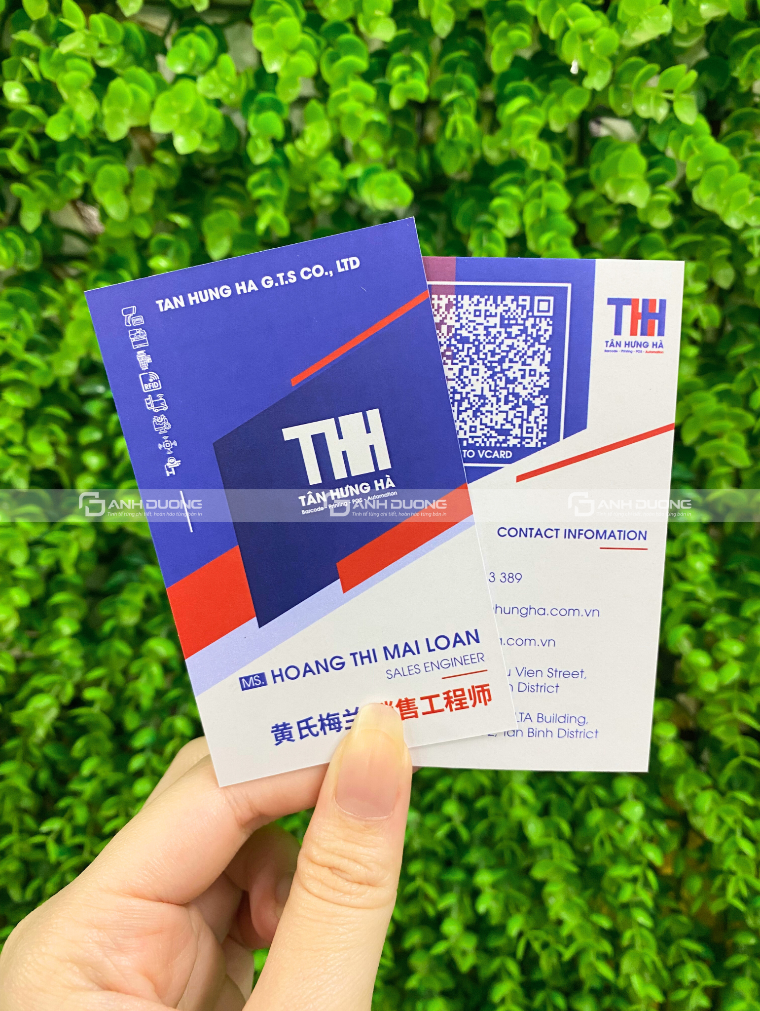 Thiết kế card visit, mẫu card visit đẹp, miễn phí 100% 3 Thiết kế card visit tại Ánh Dương