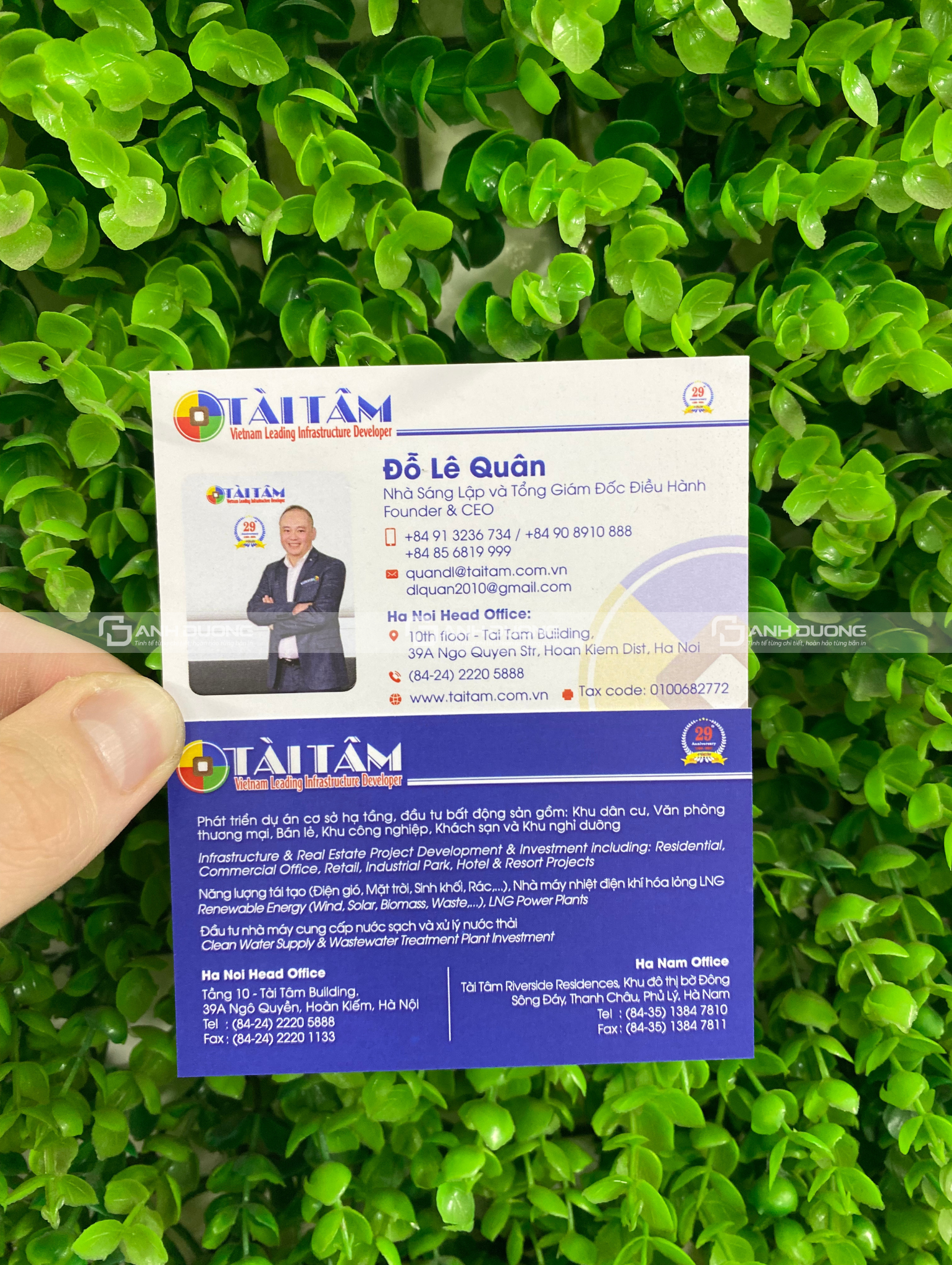 In card visit số lượng ít, in 1 hộp giá 100k lấy ngay 5 In card visit số lượng ít tại Ánh Dương