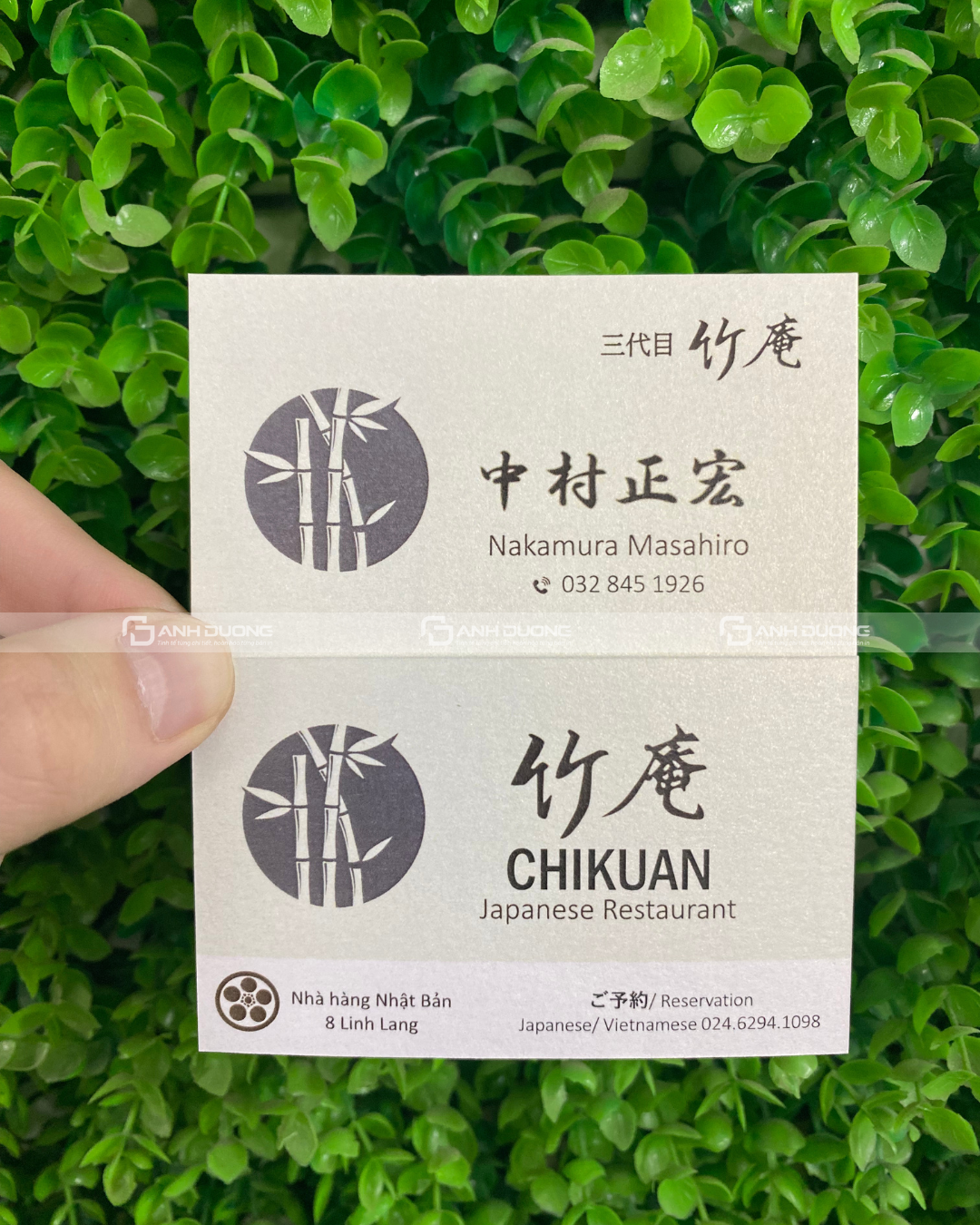 Kích thước card visit, khổ giấy card visit chuẩn 2026 3 Kích thước card visit tại Ánh Dương