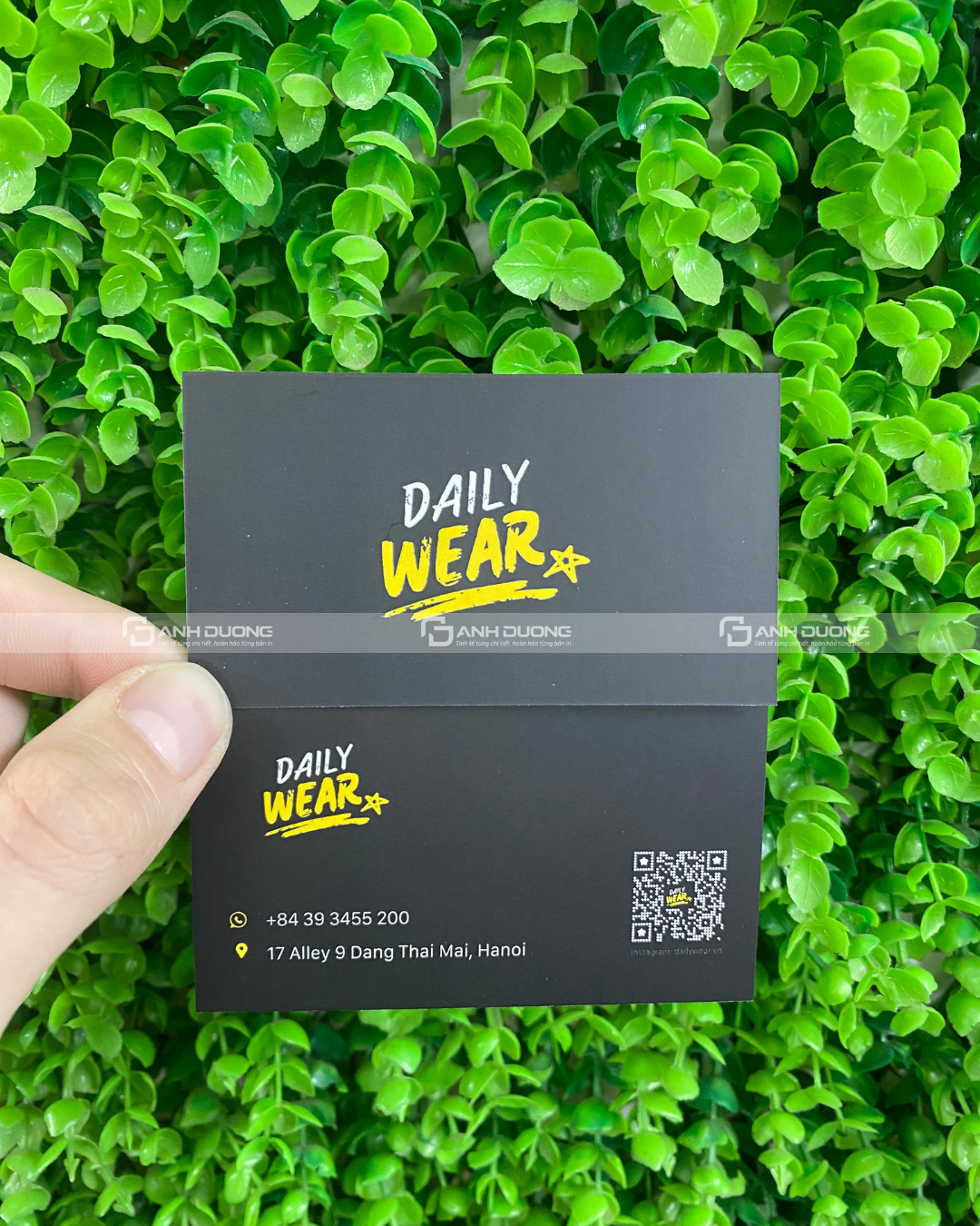 In offset card visit tại Ánh Dương