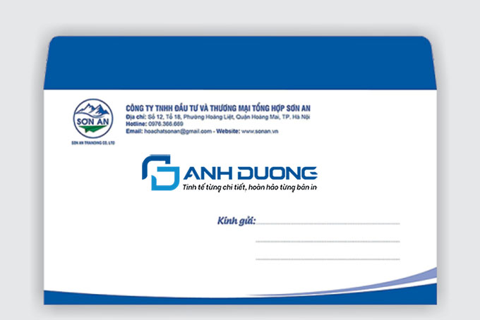 Các mẫu phong bì đẹp file Word cho người mới bắt đầu