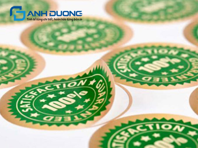 Các loại chất liệu decal có thể in lấy ngay