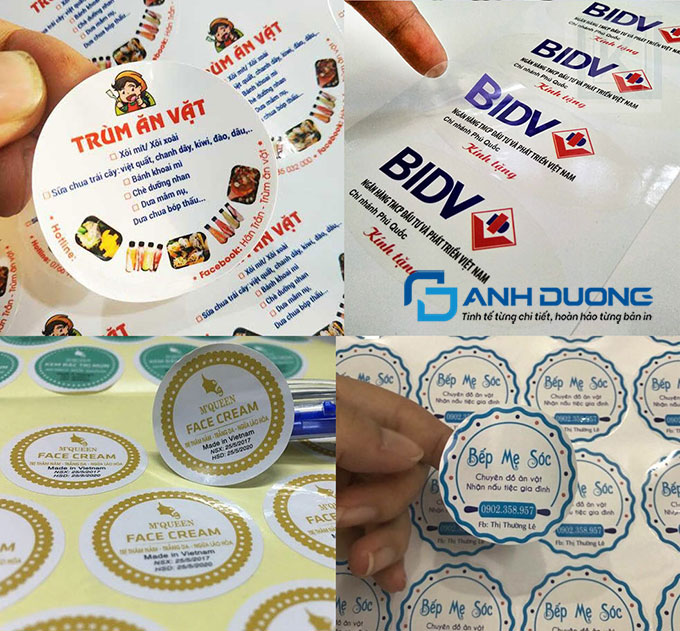 Bảng giá tham khảo in tem decal lấy ngay (Cập nhật 2026)