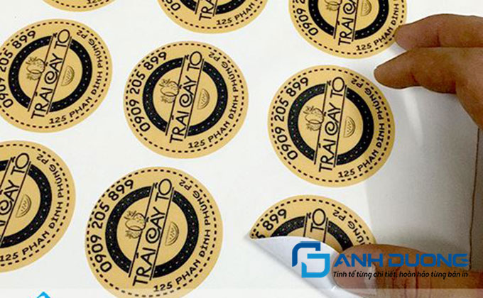 Những lưu ý để In tem decal dán sản phẩm chuẩn đẹp