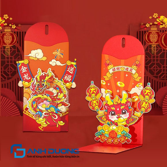Top 20 mẫu bao lì xì hoạt hình 3D siêu đáng yêu, ngộ nghĩnh 4 mẫu bao lì xì hoạt hình 3D