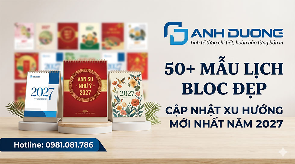 50+ Mẫu Lịch Bloc Đẹp, Cập Nhật Xu Hướng Mới Nhất Năm 2027