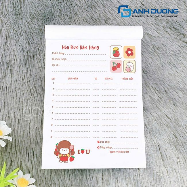 So sánh trực quan kích thước giữa hóa đơn khổ A6 và khổ A5