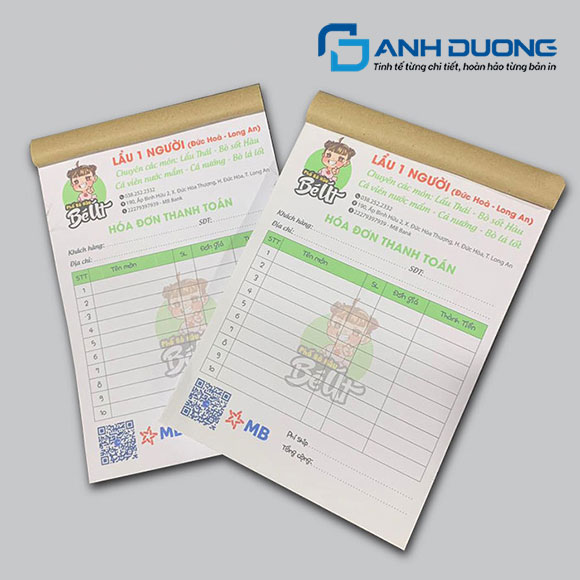 In Hóa Đơn Bán Lẻ Giá Rẻ, Đẹp, Lấy Nhanh