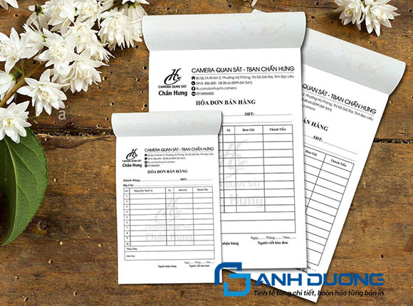 In Hóa Đơn Bán Lẻ Giá Rẻ, Đẹp, Lấy Nhanh
