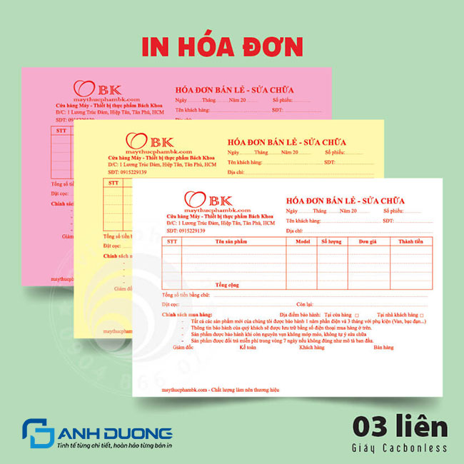 Nên Chọn In Hóa Đơn Nhiều Liên Loại Nào Cho Hợp Lý?