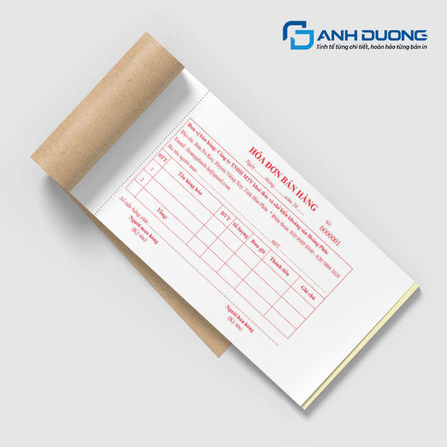 Các Yếu Tố Quyết Định Chi Phí In Hóa Đơn Có Logo