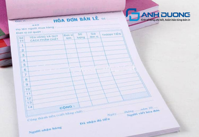 Hướng dẫn từng bước thiết kế và in hóa đơn cửa hàng tạp hóa chuẩn đẹp