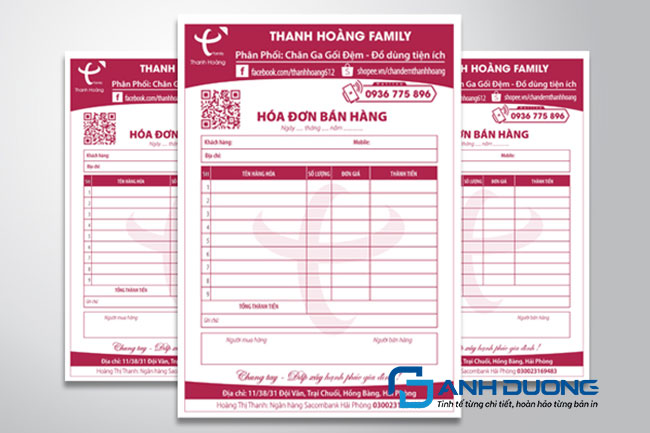 Lợi thế khi sở hữu mẫu in hóa đơn riêng biệt