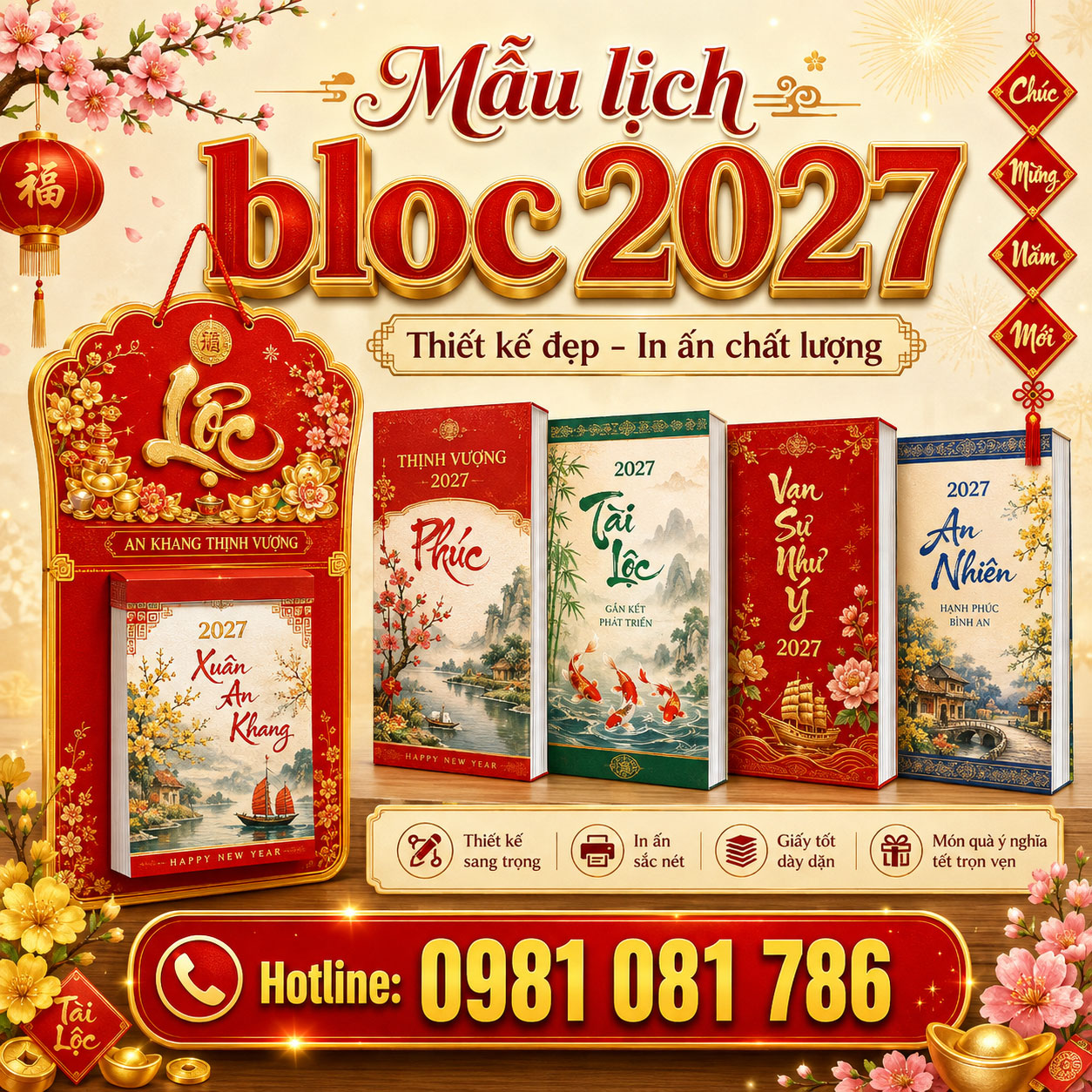 Mẫu lịch bàn