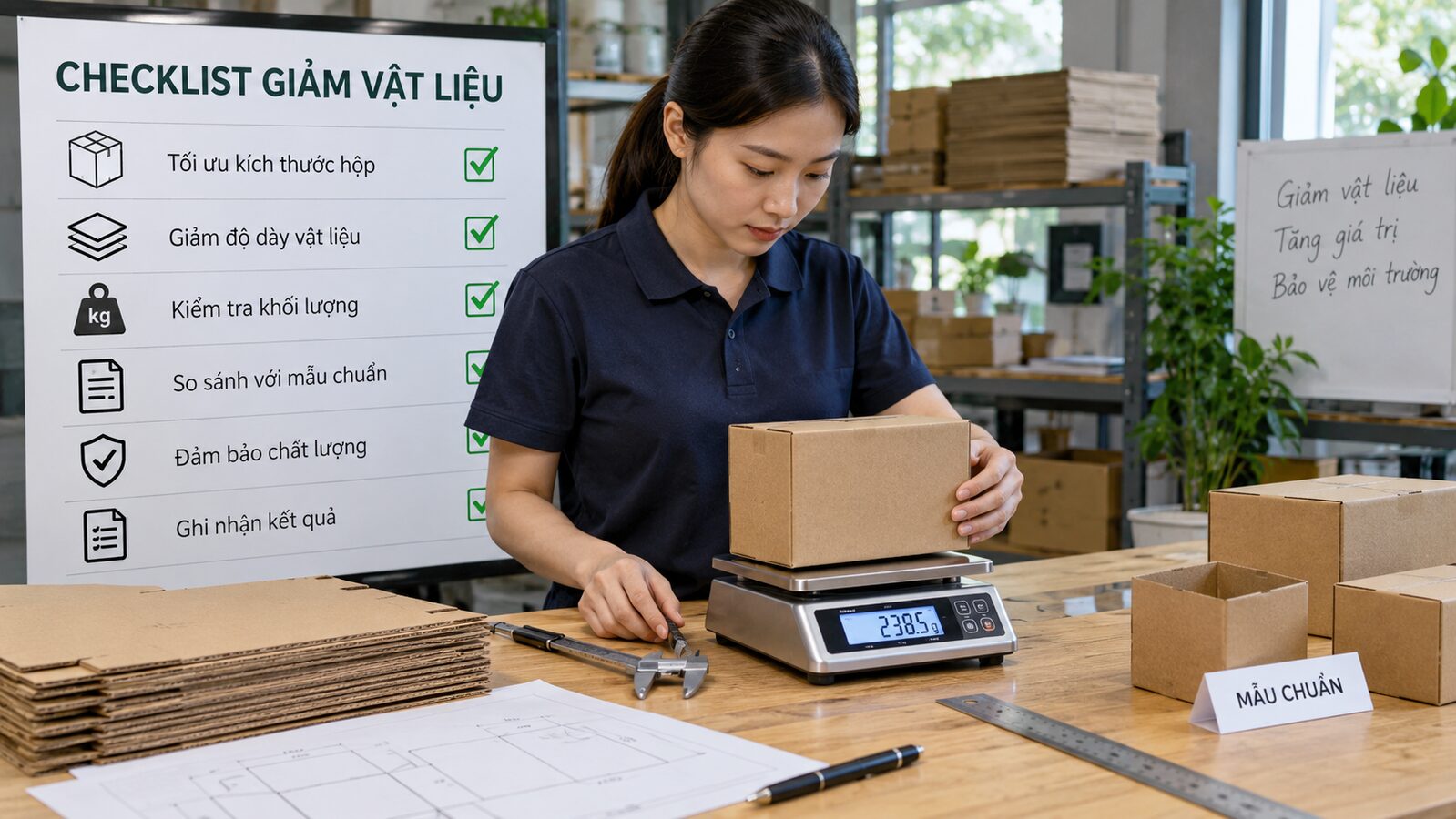 Thiết kế bao bì giảm vật liệu mà vẫn bảo vệ sản phẩm 2 Checklist thiết kế bao bì tiết kiệm vật liệu