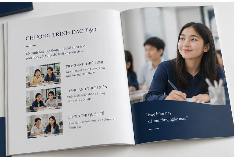 Trình bày chương trình đào tạo tiếng Anh chuyên nghiệp