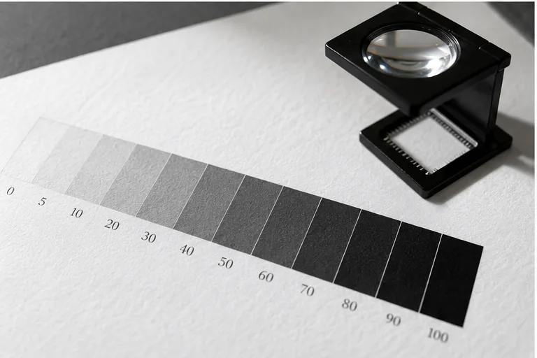 Grayscale Là Gì? Đặc Điểm & Ứng Dụng Trong In Ấn 1 Thang xám dùng để kiểm soát sắc độ khi in