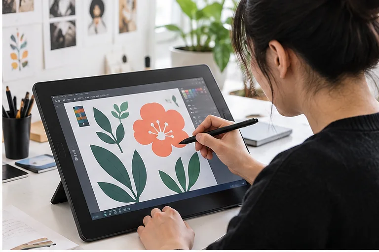 7 website tải vector miễn phí: Đánh giá bởi Designer 2 Thiết kế vector trên máy tính bảng tại studio