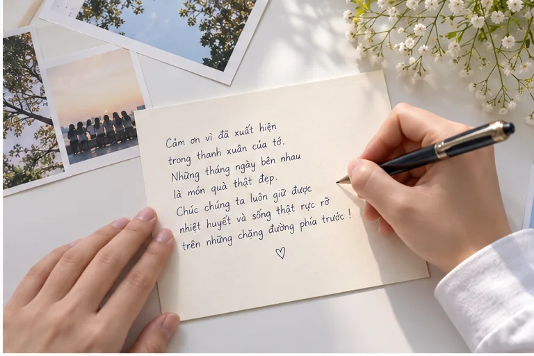 Cách viết nội dung kỷ yếu ấn tượng và ý nghĩa cho học sinh 2 Viết lời nhắn và nội dung cho kỷ yếu