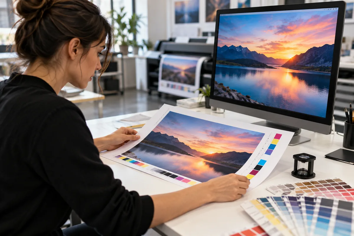 Cách chuyển RGB sang CMYK trước khi in – ảnh chụp sản phẩm minh họa