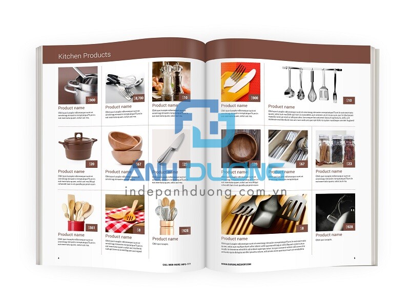 Mẫu Catalogue sản phẩm đồ gia dụng