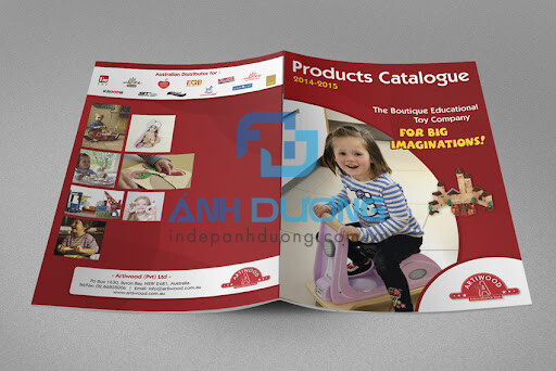 Mẫu bìa catalogue lĩnh vực giáo dục