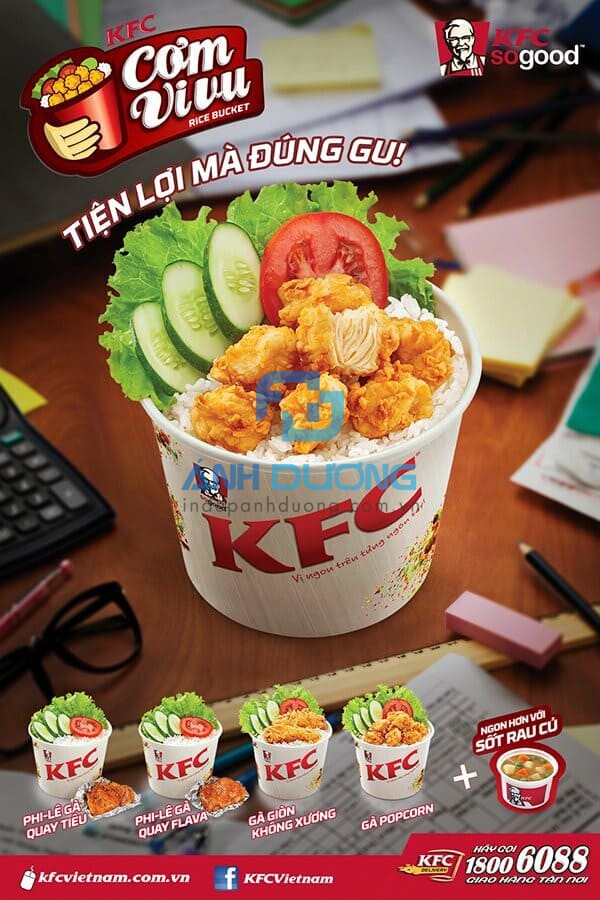 Tờ rơi quảng cáo của KFC