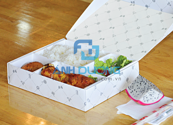  Nhiều loại hộp giấy đựng thức ăn có chất liệu thân thiện môi trường 