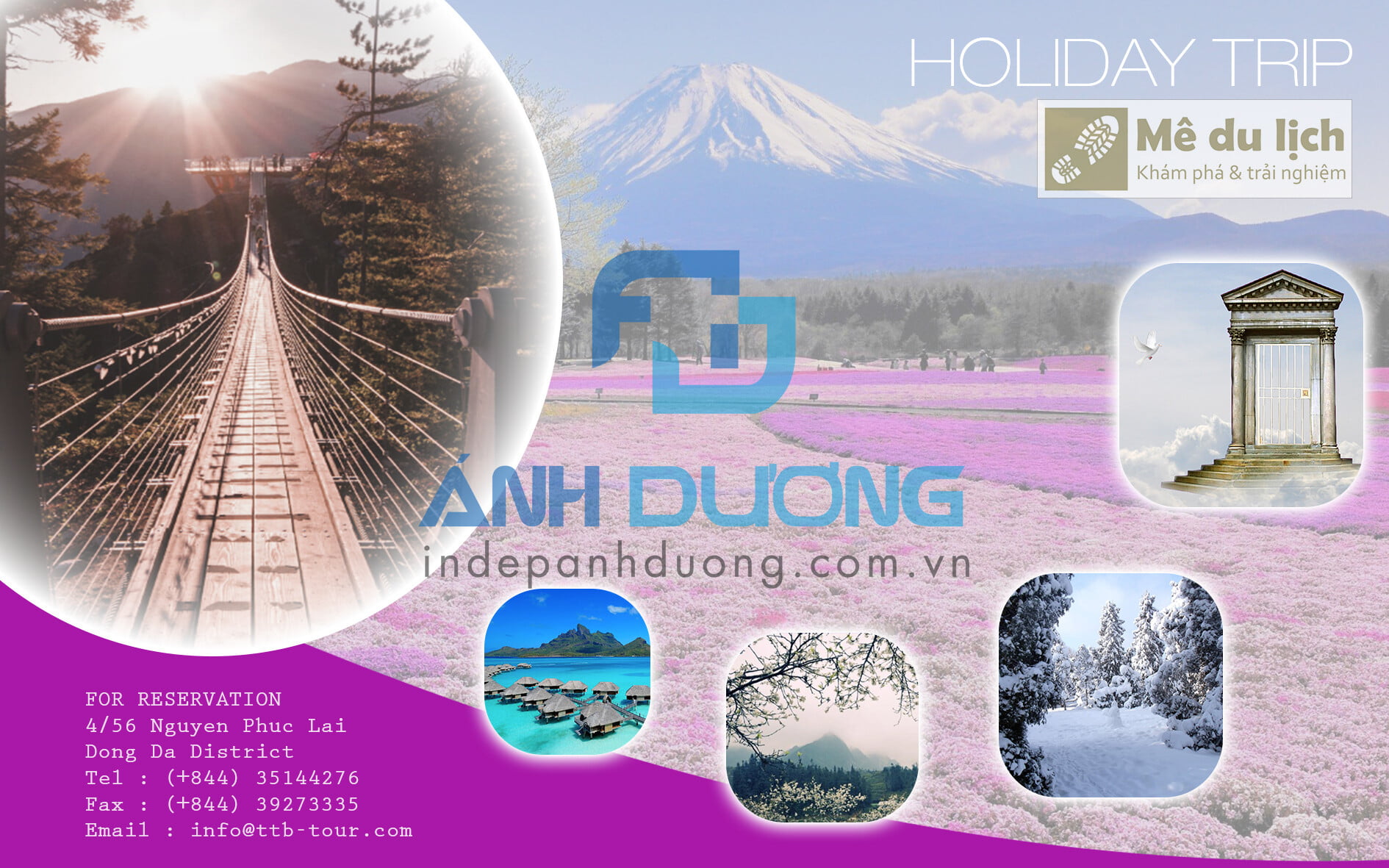 Top 10 mẫu poster đẹp 33 Sử dụng tông màu tím lạ mắt làm điểm nhấn cho poster