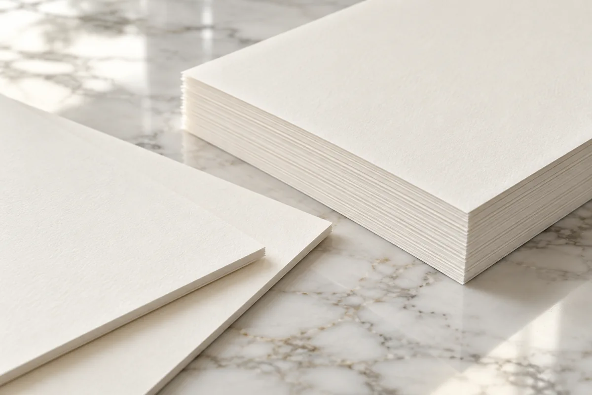 Đặc điểm của giấy Ivory – ảnh chụp sản phẩm minh họa