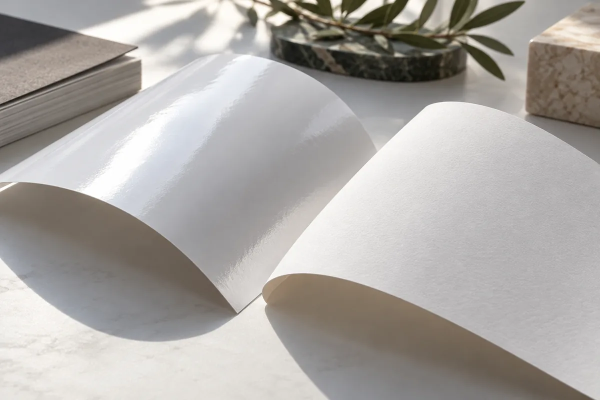 Giấy Art: Đặc Điểm và Ứng Dụng Trong In Ấn Chất Lượng Cao 2 Các loại giấy Art – ảnh chụp sản phẩm minh họa