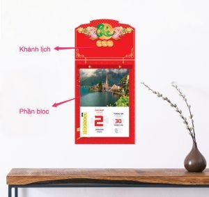 In lịch tết theo yêu cầu, trang trí lịch tết đẹp