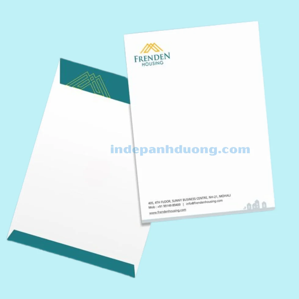 Mẫu phong bì A4 in theo yêu cầu
