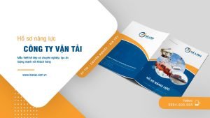 In Hồ Sơ Năng Lực Công Ty Vận Tải: Top 7 Mẫu Đẹp Nhất - Thiết kế hiện đại
