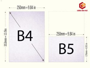 Kích thước khổ giấy B5