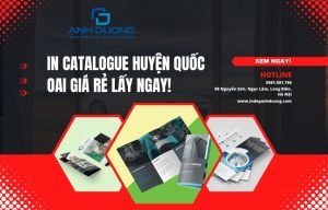 In tờ rơi catalogue brochure Huyện Quốc Oai - Thiết kế in ấn quảng cáo Quốc Oai