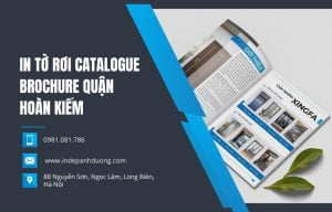 In Catalogue Quận Hoàn Kiếm: Tờ rơi Catalogue - Công Cụ Quảng Cáo Hiệu Quả