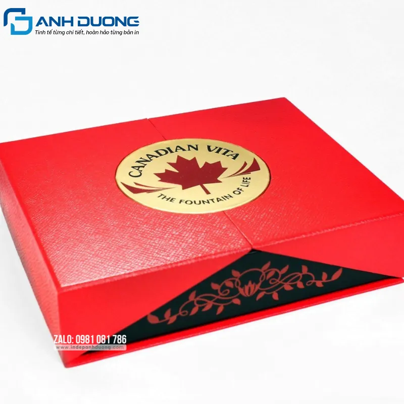 Hộp Giấy Đựng Sâm: Thiết Kế Và Gia Công 3 Thiết kế hộp giấy đựng sâm chắc chắn, bền đẹp