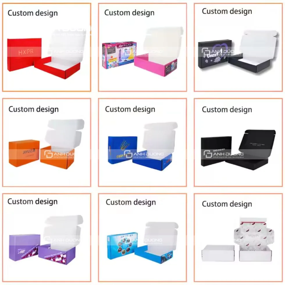 Hộp Giấy Vận Chuyển: Cách Chọn Quy Cách & Tối Ưu Chi Phí 2 Thùng carton vận chuyển có in nhận diện