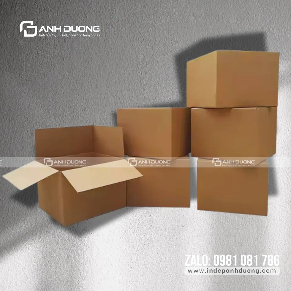 Hộp giấy dùng cho đơn hàng thương mại điện tử