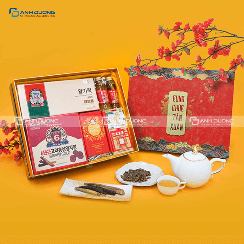 Hộp quà tết sang trọng