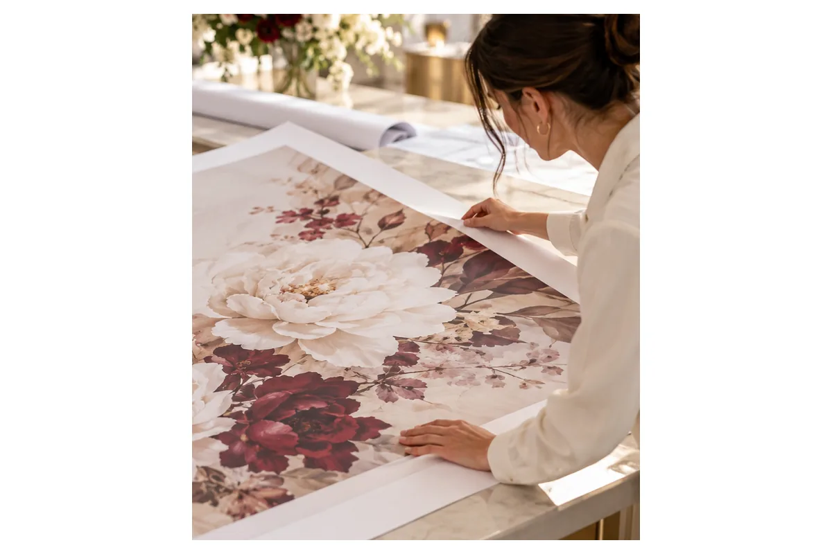 Kích Thước Backdrop Sự Kiện: Cách Đo & Chuẩn Bị File 3 Chuẩn bị file khổ lớn – ảnh chụp sản phẩm minh họa